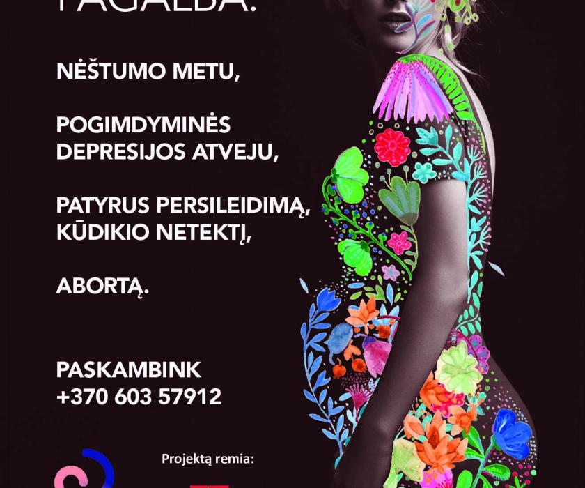 Dalijamės svarbia informacija iš VšĮ „Krizinio nėštumo centro“