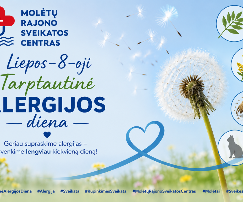 Liepos 8-oji Tarptautinė alergijos diena