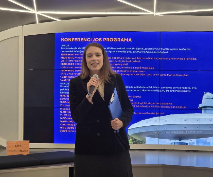 Molėtų rajone – mokslinė praktinė konferencija apie psichologinį atsparumą psichiatrijoje