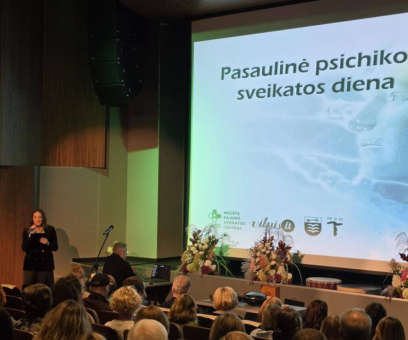 Molėtuose paminėta Pasaulinė psichikos sveikatos diena