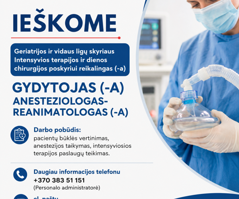 Molėtų rajono sveikatos centras kviečia prisijungti prie mūsų komandos