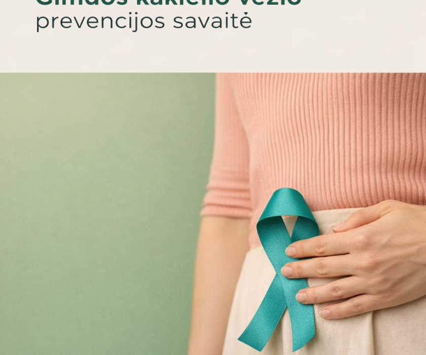 Europos gimdos kaklelio vėžio prevencijos savaitė (sausio 19–25 d.)