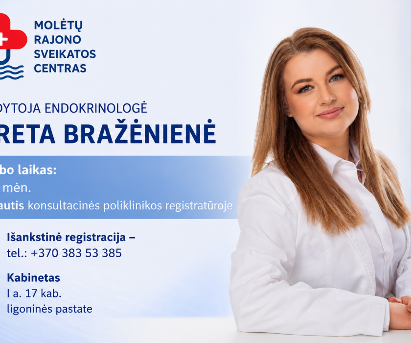 Gydytoja endokrinologė Greta Bražėnienė