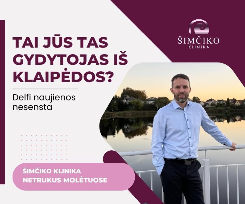 Gydytojas Dainius Šimčikas – vis labiau savas Molėtuose