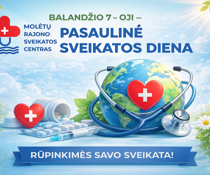 Balandžio 7-oji – Pasaulinė sveikatos diena