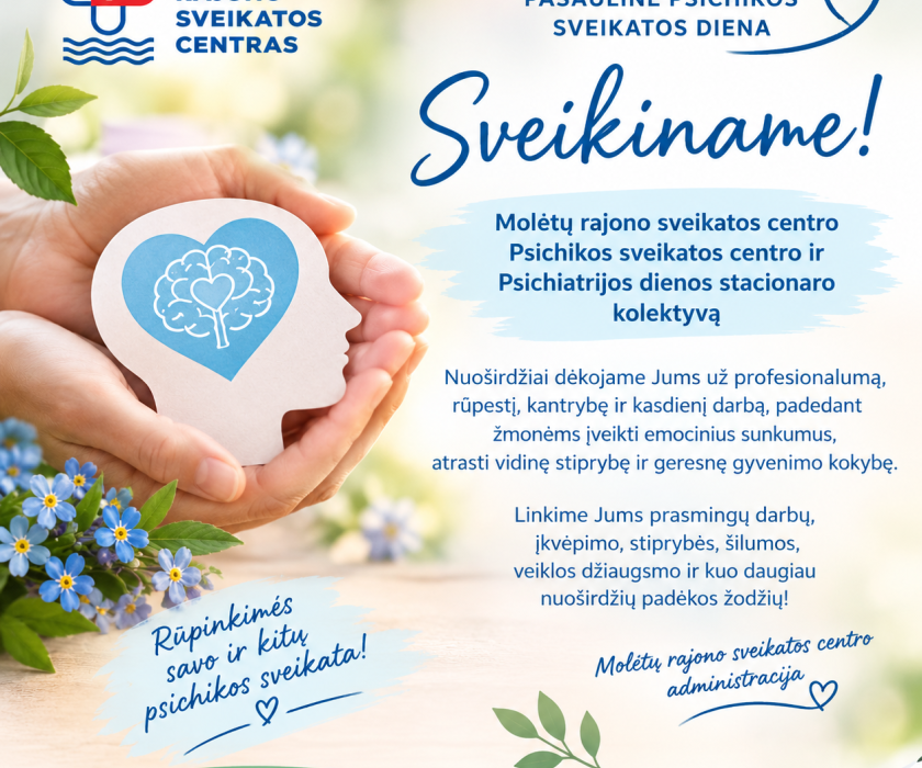 Spalio 10-oji – Pasaulinė psichikos sveikatos diena